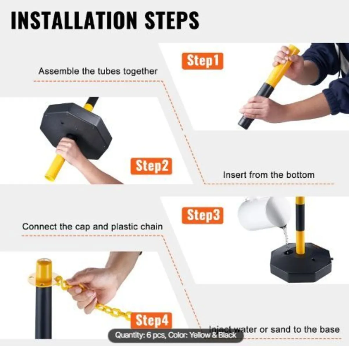 Adjustable Traffic Delineator Post Cones - Image 3