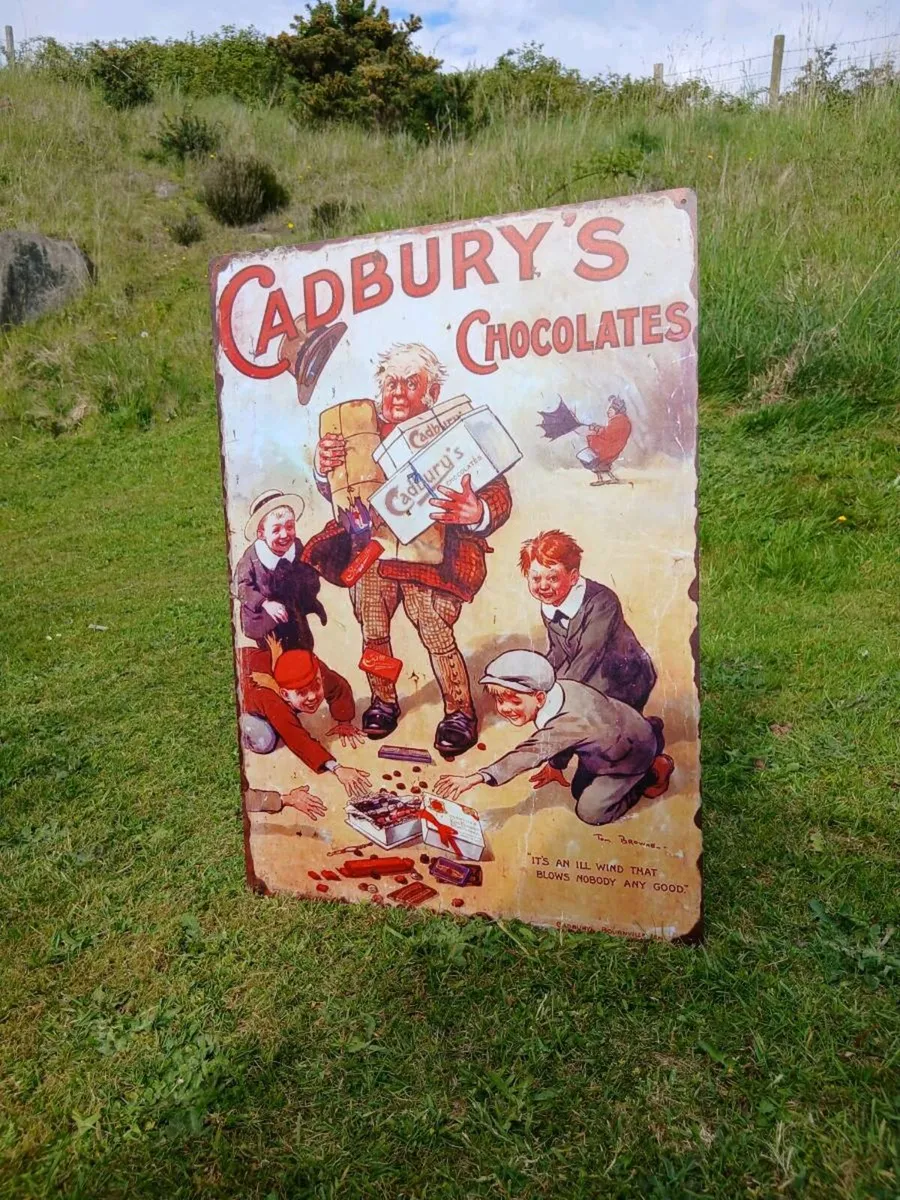 Cadbury Chocolate Large Tin Sign