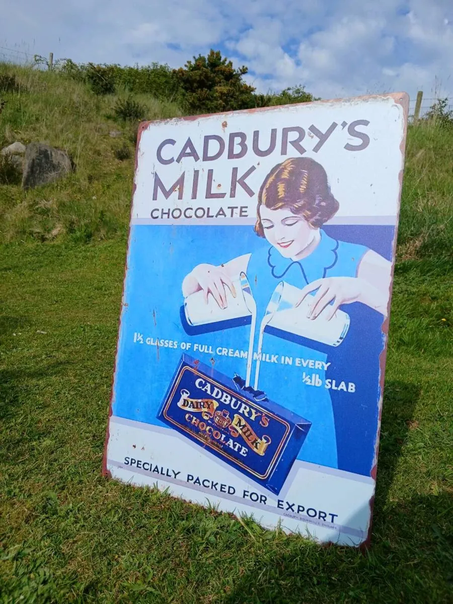 Cadbury Chocolate Large Tin Sign - Image 1