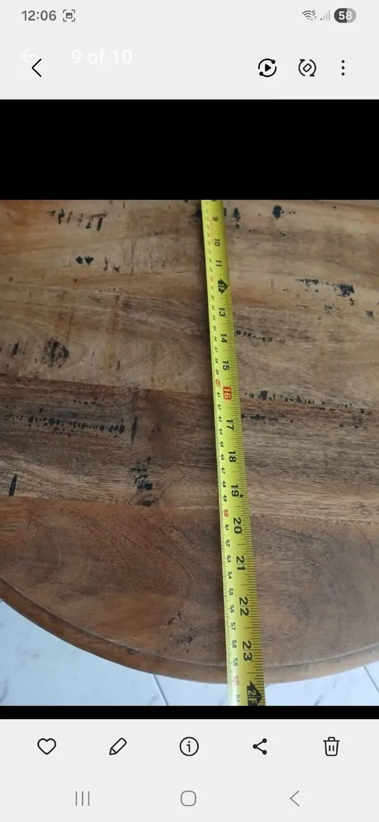Oak side table - Image 3