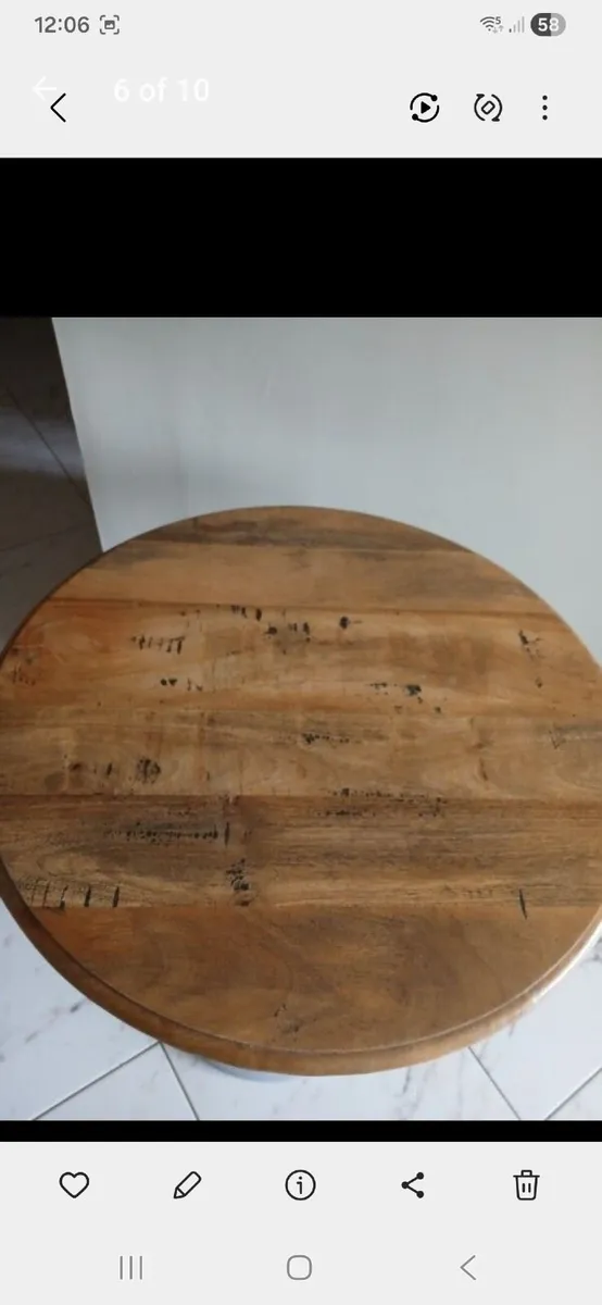 Oak side table - Image 2