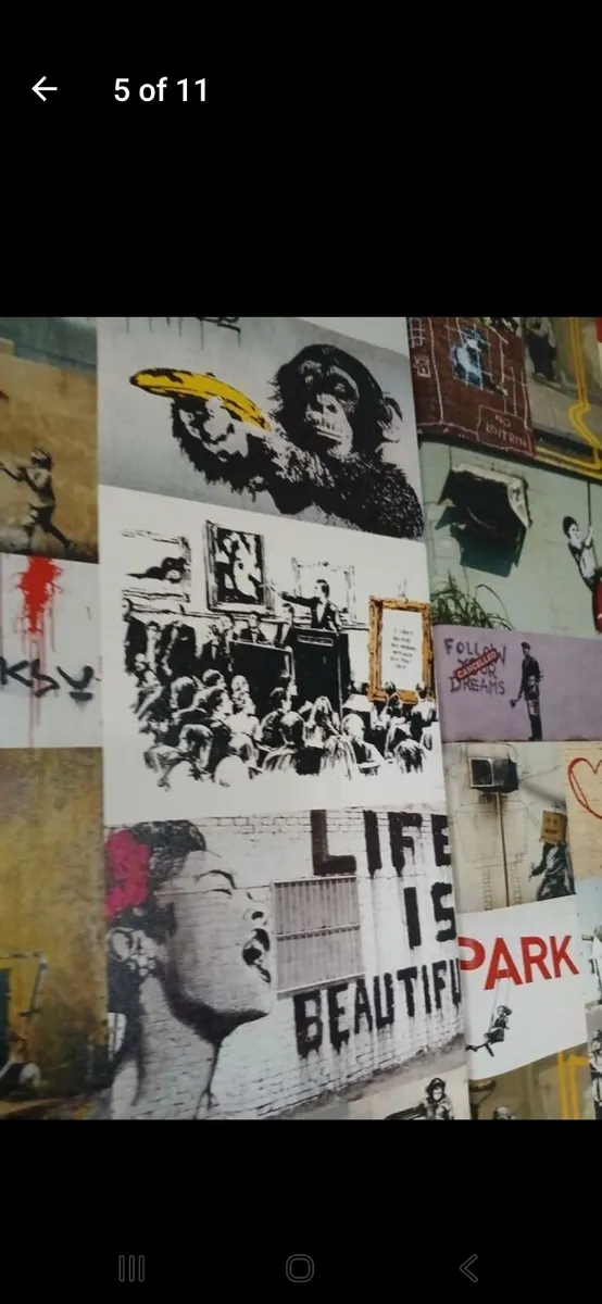 Banksy wall art  brand new - Image 3