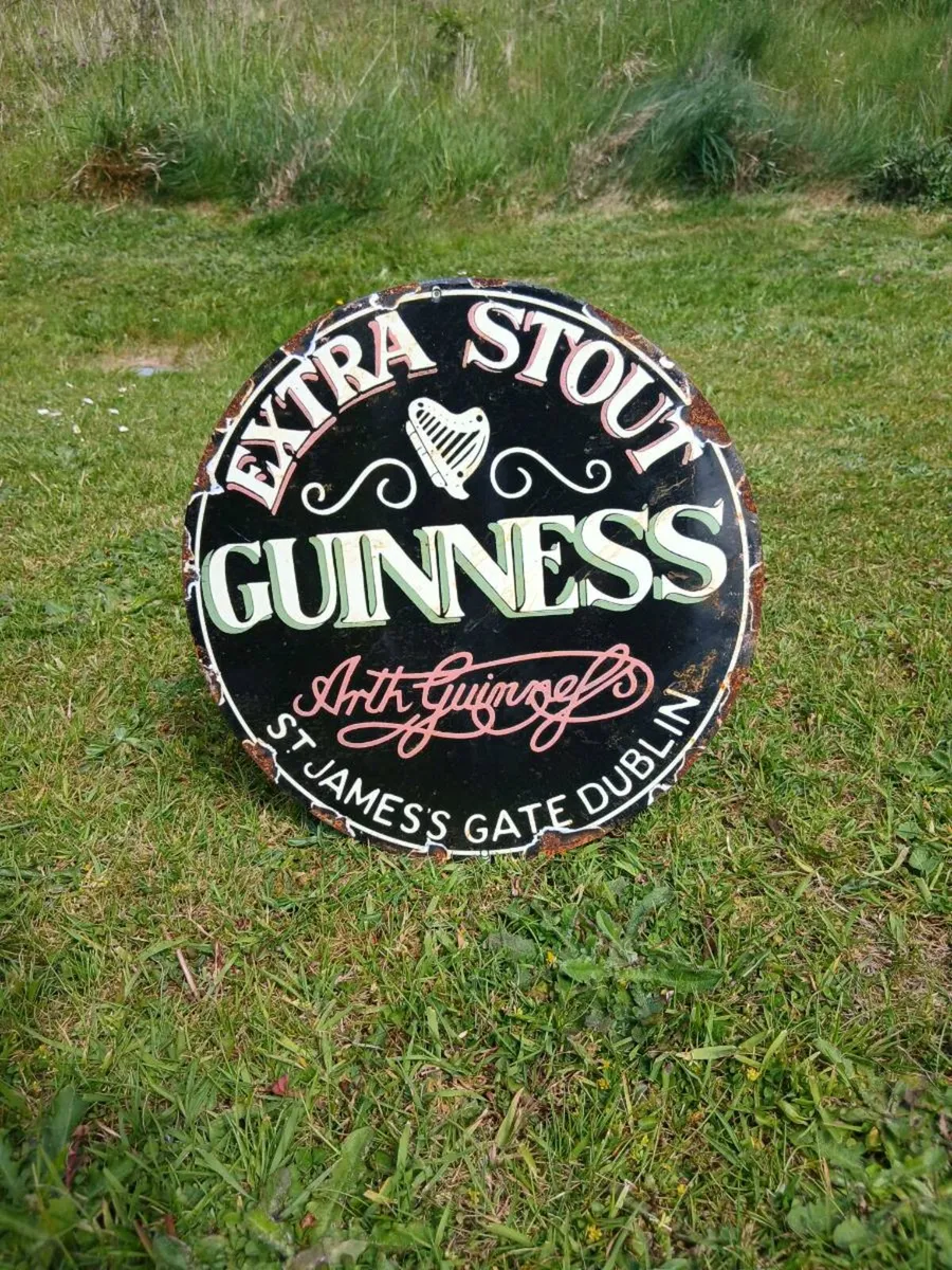 Guinness Enamel Sign - Image 2
