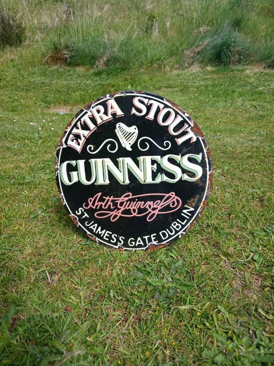 Guinness Enamel Sign - Image 1