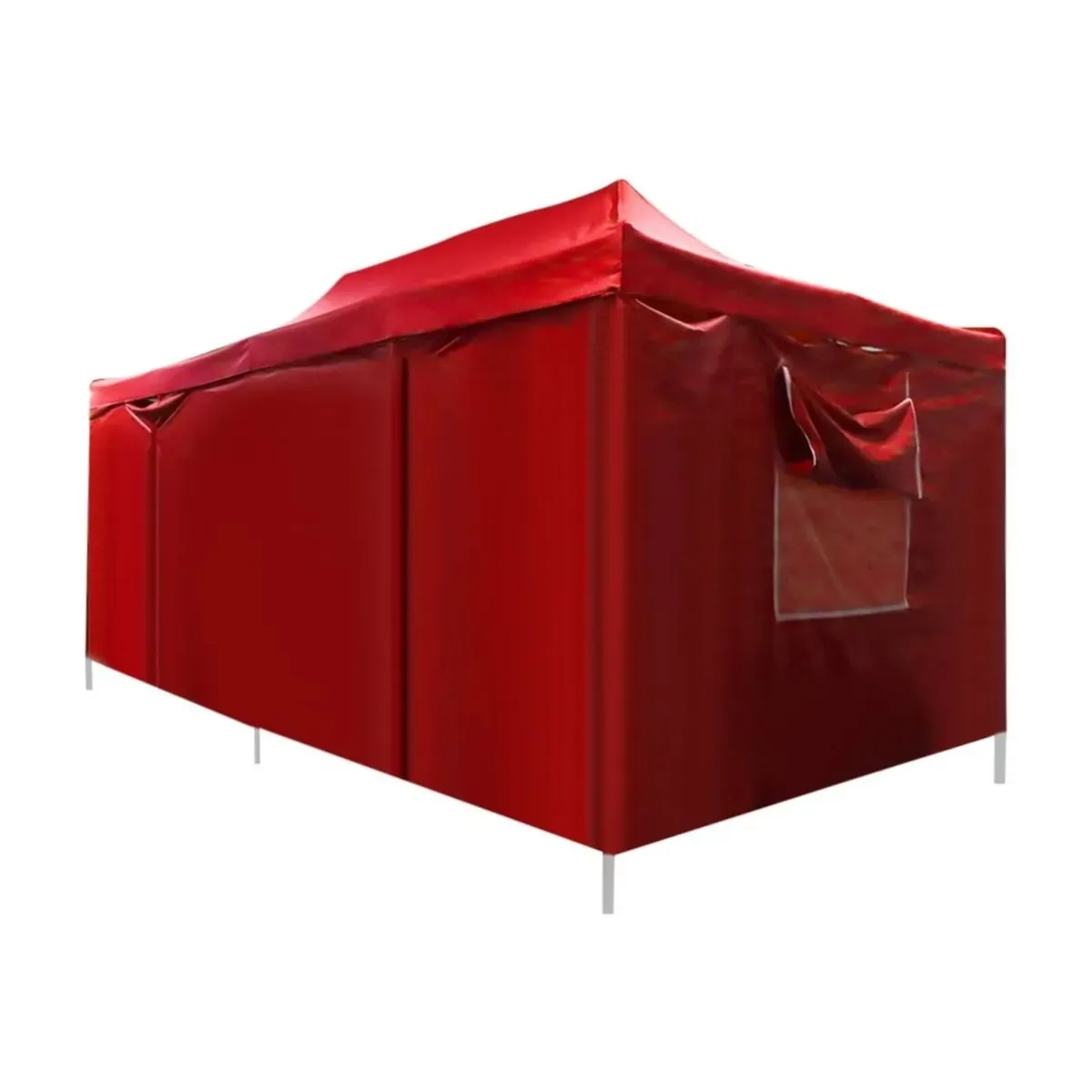 3m x 6m Aluminium Pop-Up Gazebo with Sidewalls - Image 2