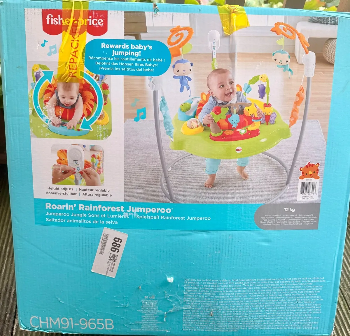 Jumperoo baby bouncer - Image 1
