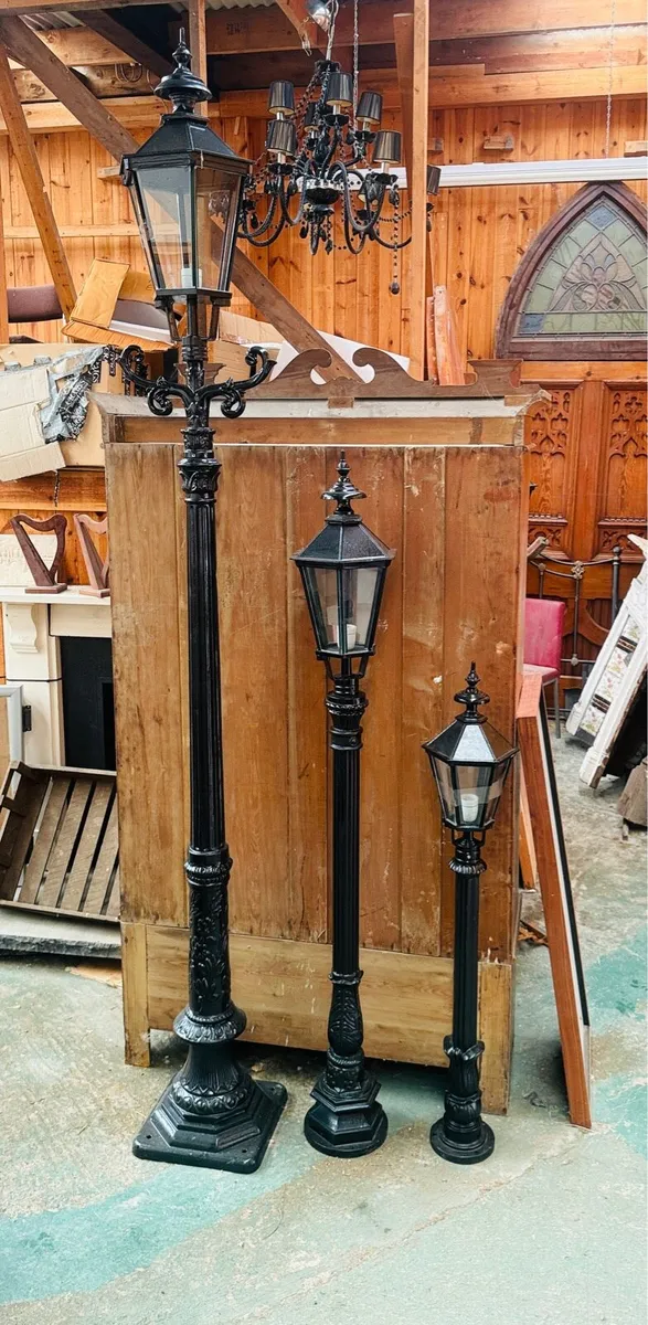 Metal Garden Lights for sale - Image 1