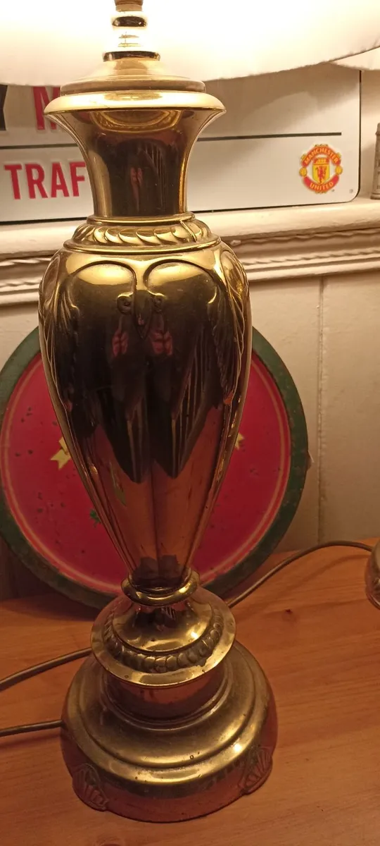 Pair of Brass Table lamps - Image 3