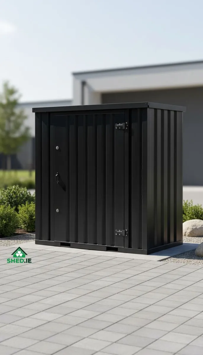 1m × 2m (3.3ft × 6.6ft) CUBE Heavy Duty Steel Shed - Image 1