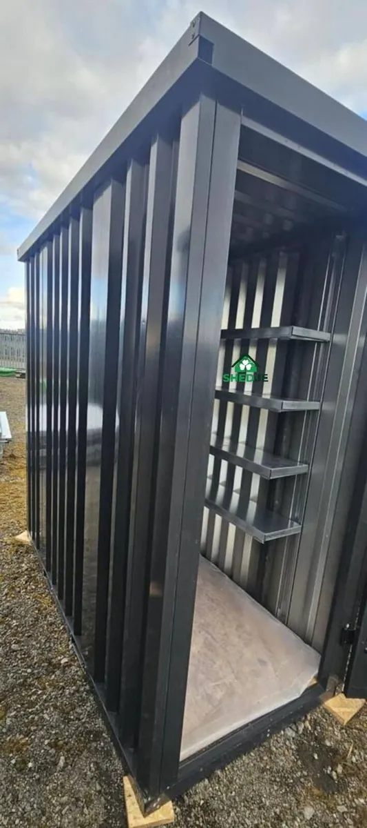 1m × 2m (3.3ft × 6.6ft) CUBE Heavy Duty Steel Shed - Image 4