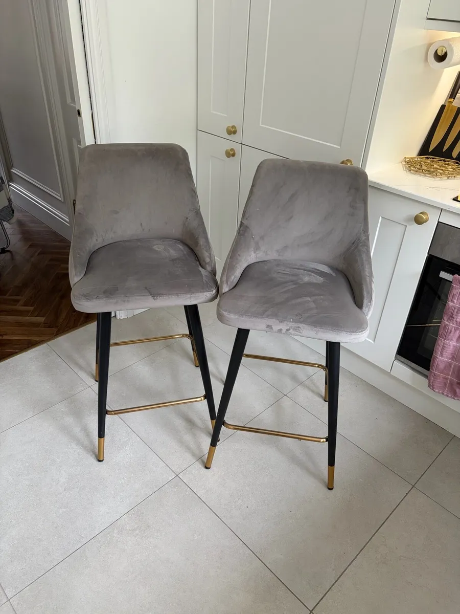 Kitchen stools (x2) - Image 1