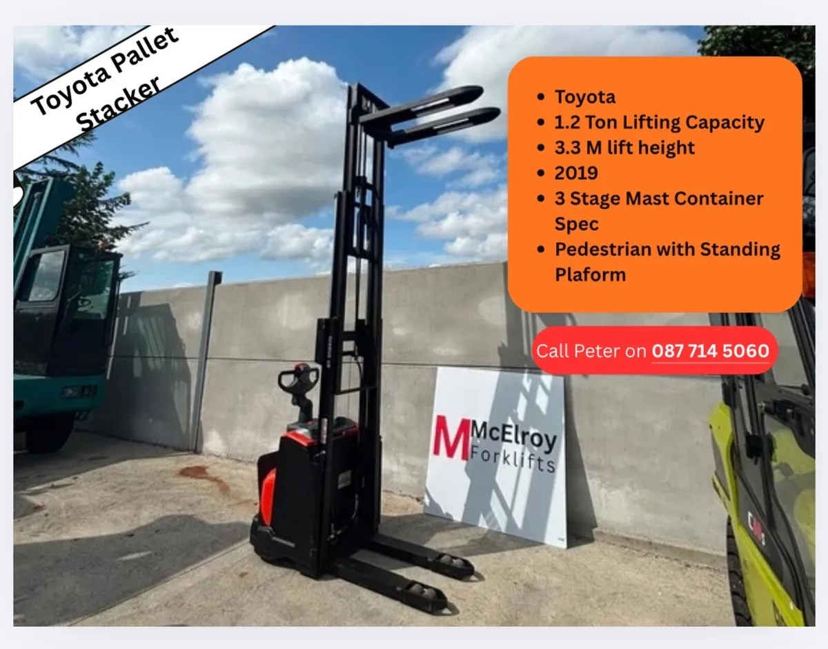 Toyota electric pallet trucks - Image 2