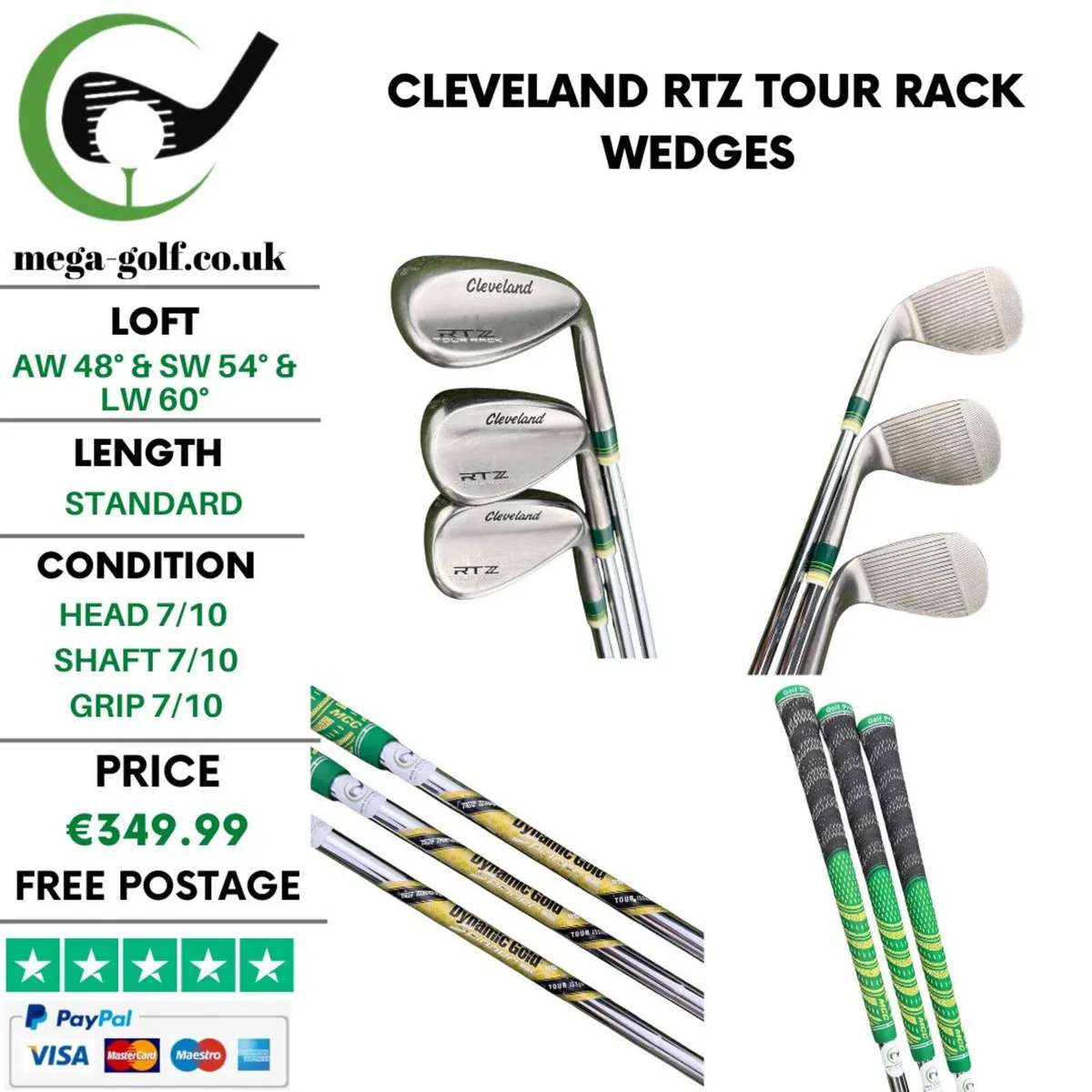 Cleveland RTZ Tour Rack Wedges Set - Image 1