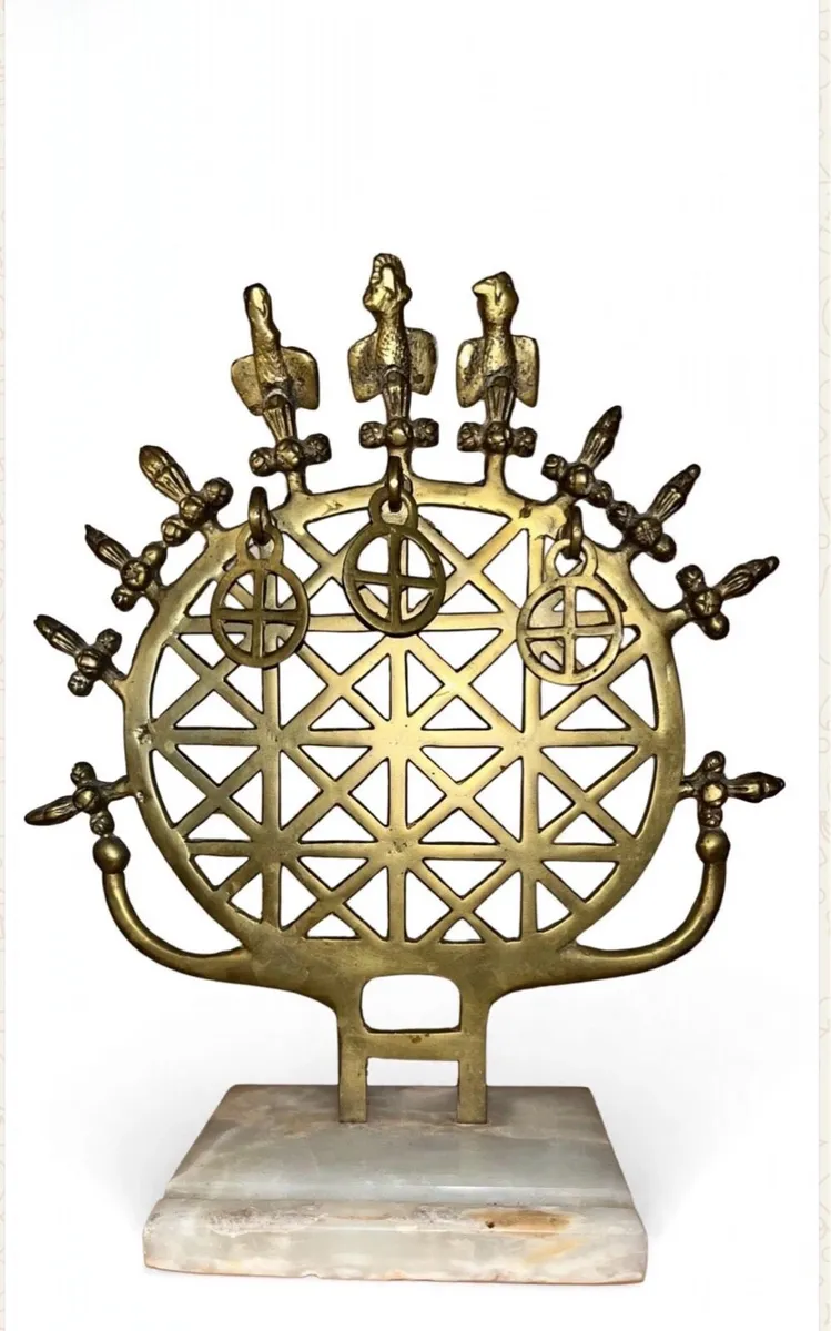 Antique Hittite sun disk