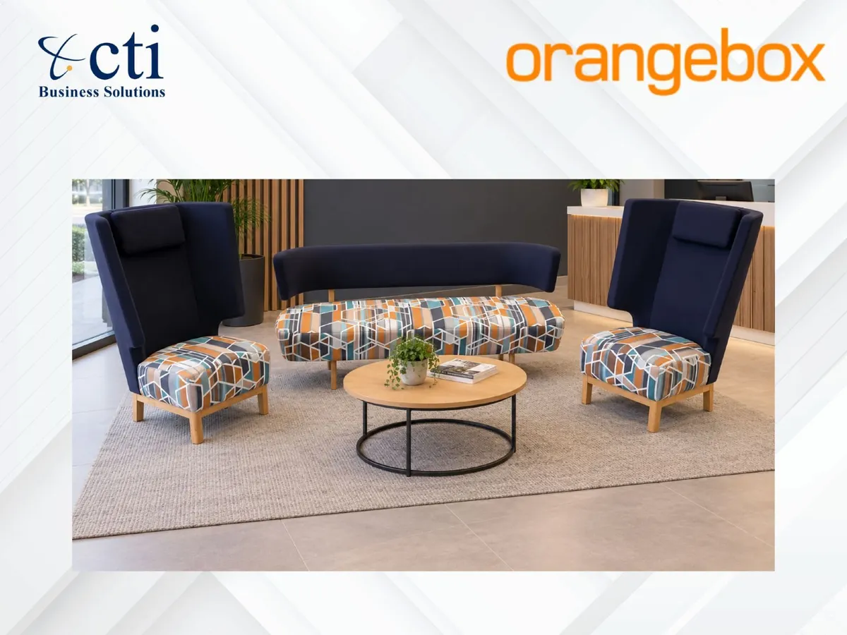 Patterned Orangebox Tope Sofa Set(1 Sofa,2Singles) - Image 2