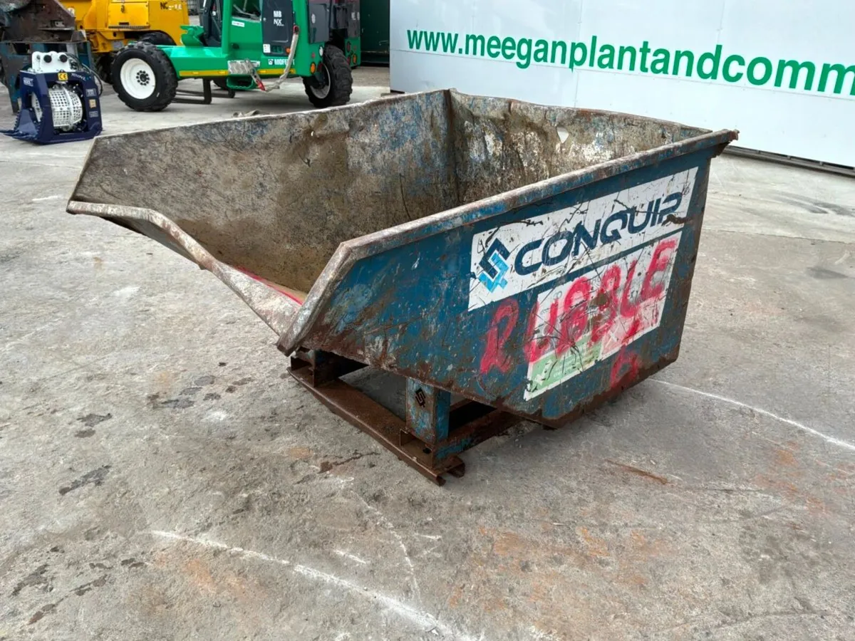 Conquip auto locking tipping skip.......3187-1. - Image 4