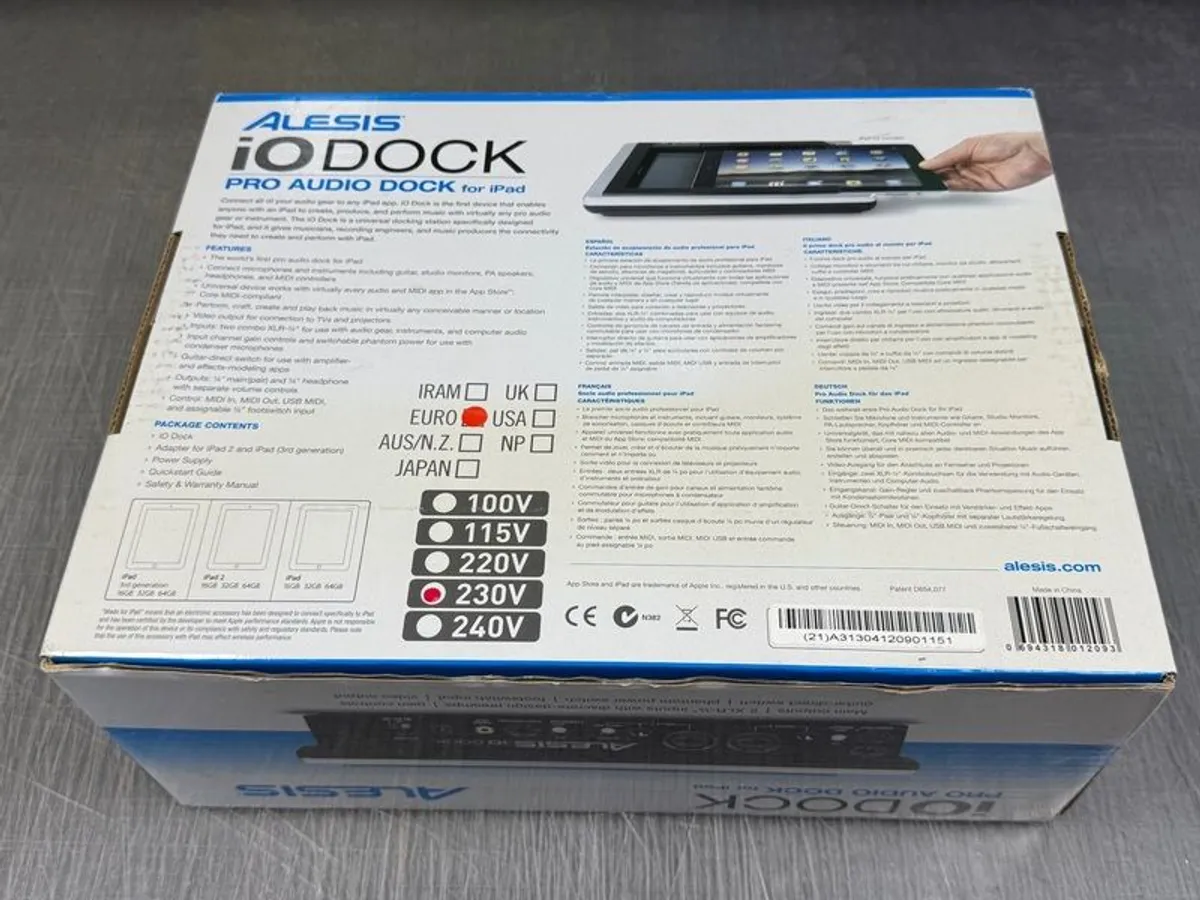 Alesis IO Dock for IPad ( Gen 1,2&3) - Image 2