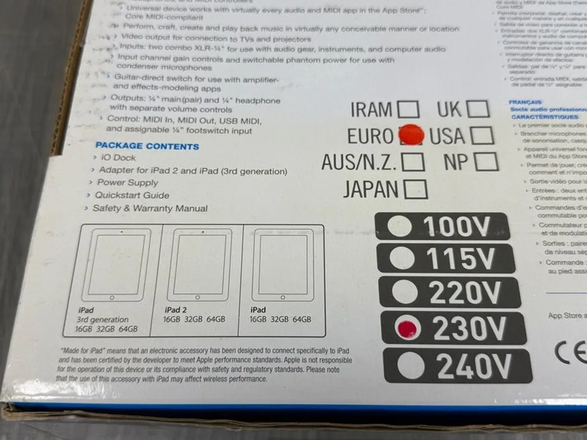 Alesis IO Dock for IPad ( Gen 1,2&3) - Image 3