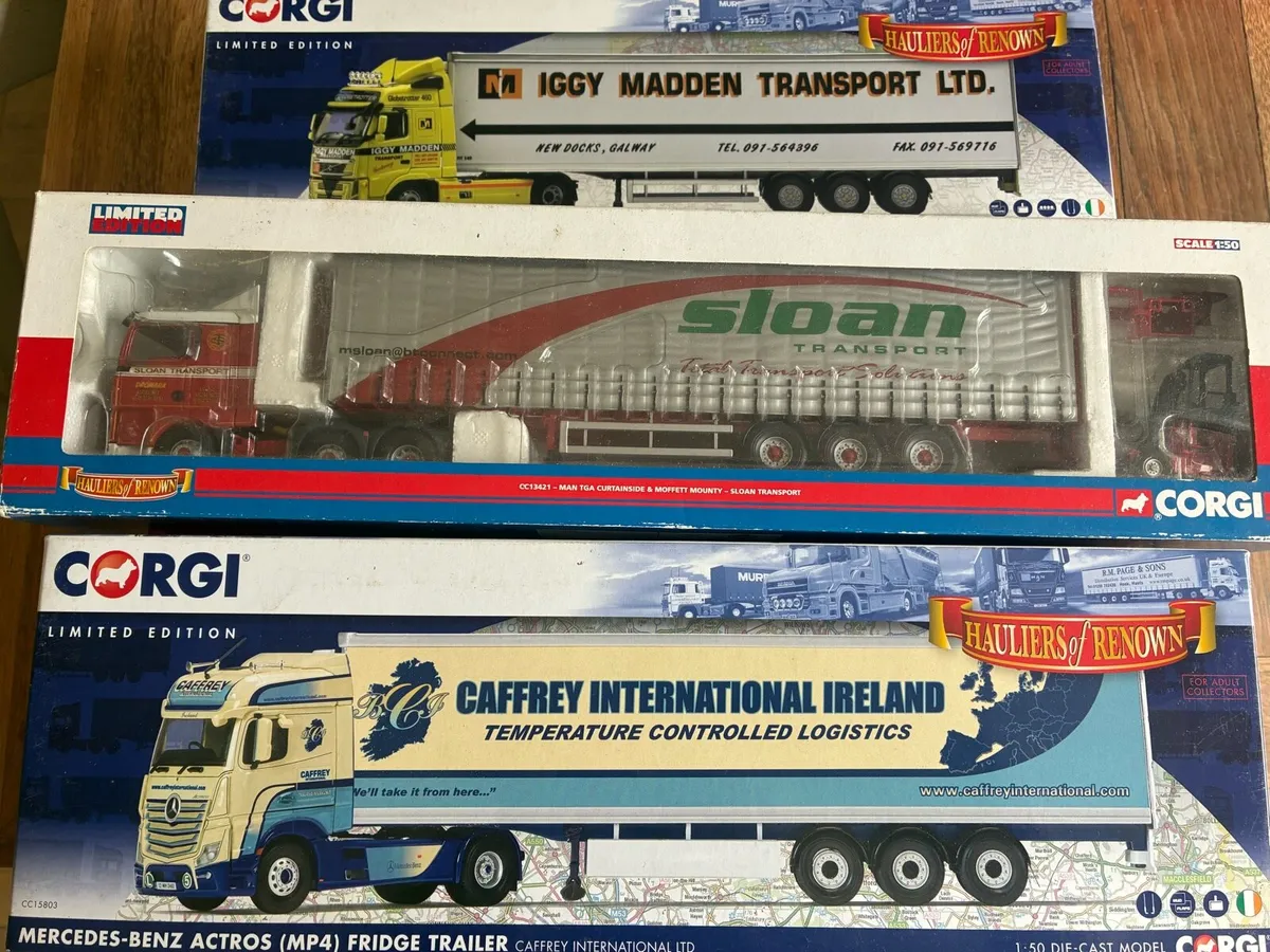 Corgi trucks 1:50 scale - Image 1