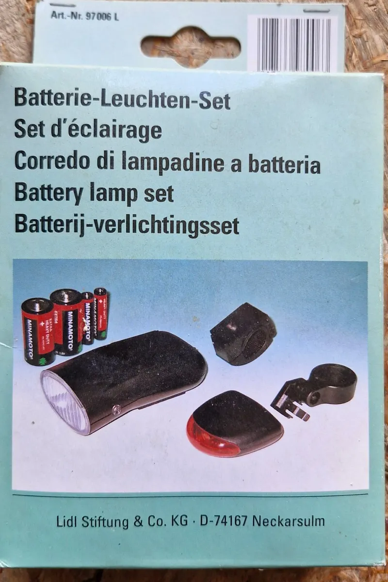 Bicycle Lights (Front & rear) - Image 1