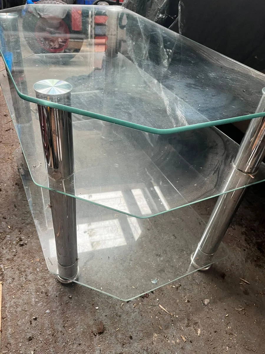 Corner unit, tv stand, stove and mirror - Image 2