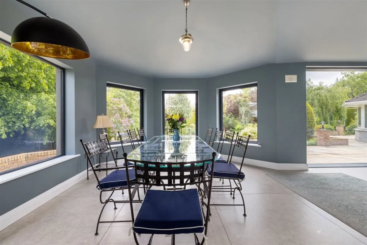 Wrought Iron Dining Tables with Glass Top 10 Seats - Image 1