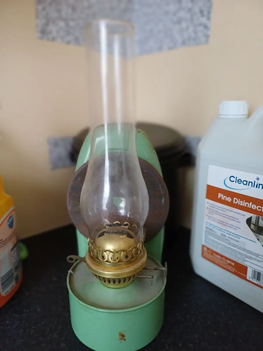Vintage Kerosene Wall Lamp - Image 1