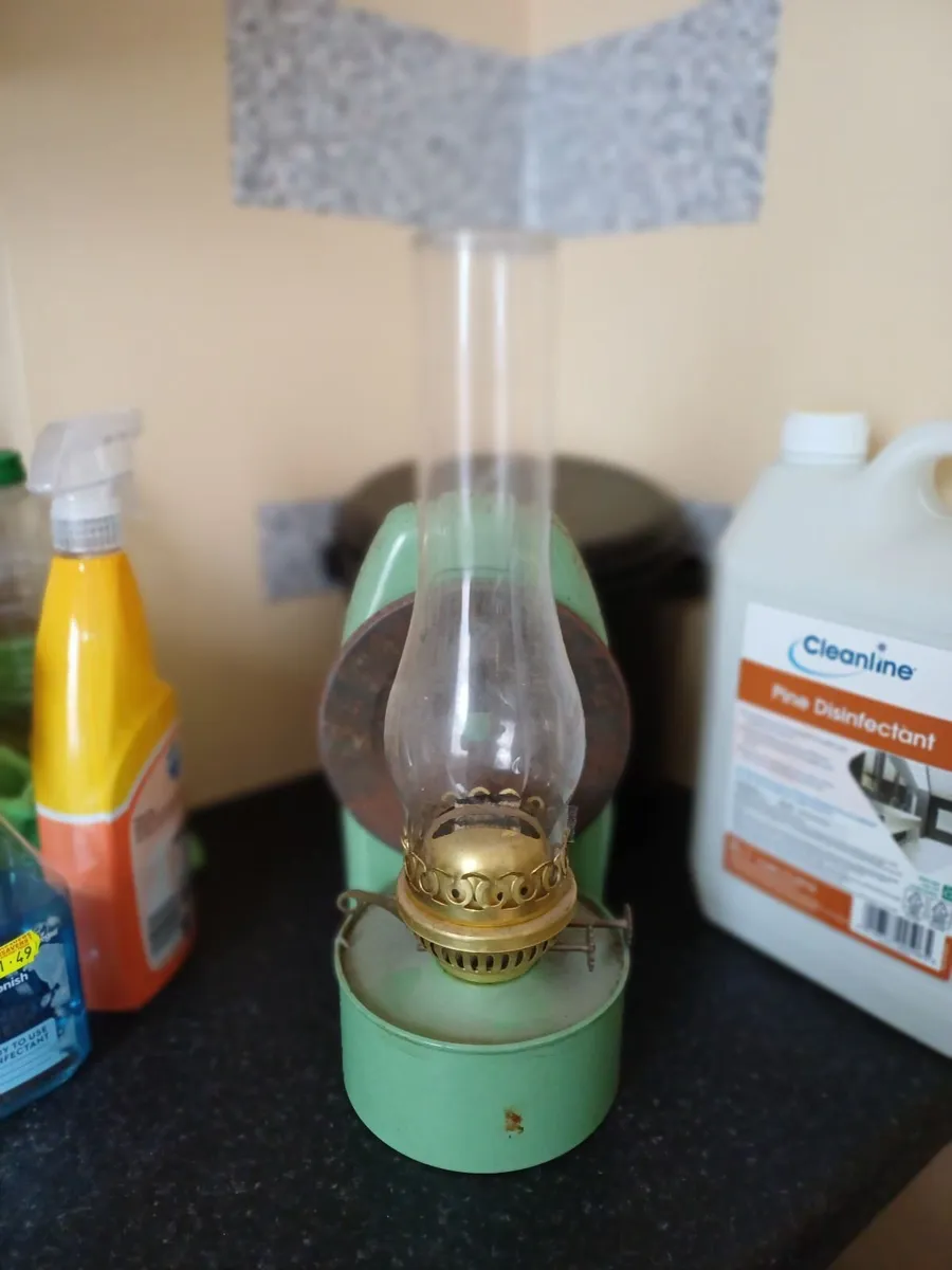 Vintage Kerosene Wall Lamp - Image 2