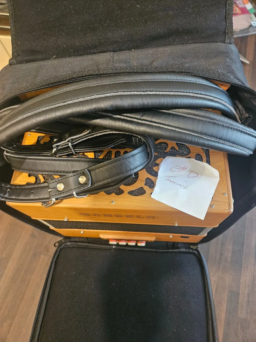 c/d  MCNEELA 21 BUTTON ACCORDION WITH CASE - Image 4
