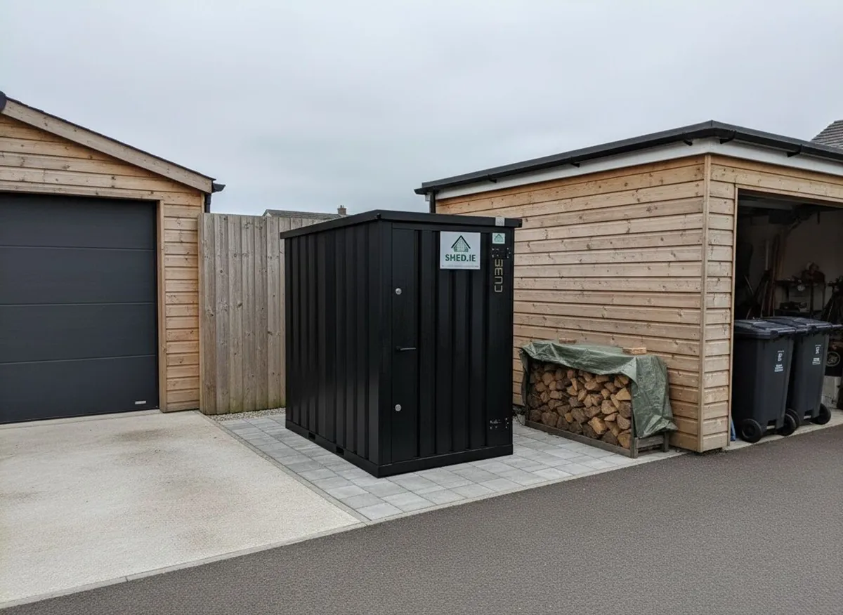 2m × 1.5m (6.6ft × 5ft) CUBE Heavy Duty Steel Shed - Image 1