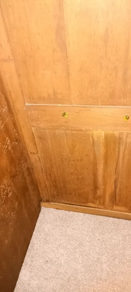 Large Victorian Mahogany Wardrobe - Image 3