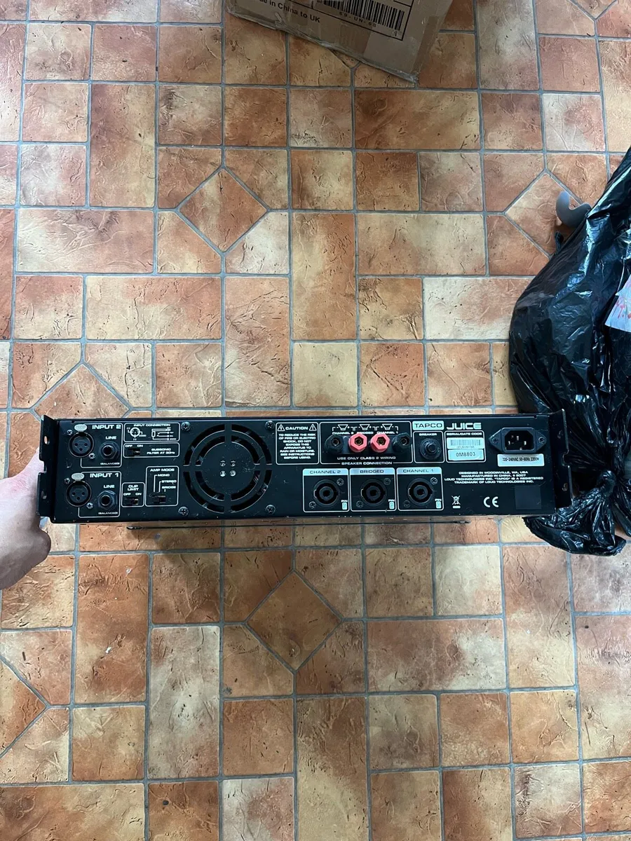 Power amplifier Tapco Juice J2500 ( by Mackie ) - Image 2