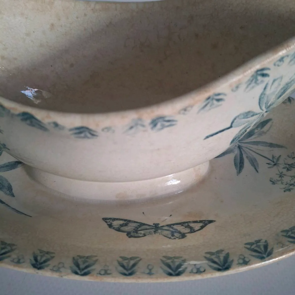 French Ironstone Gravy Boat - Image 3