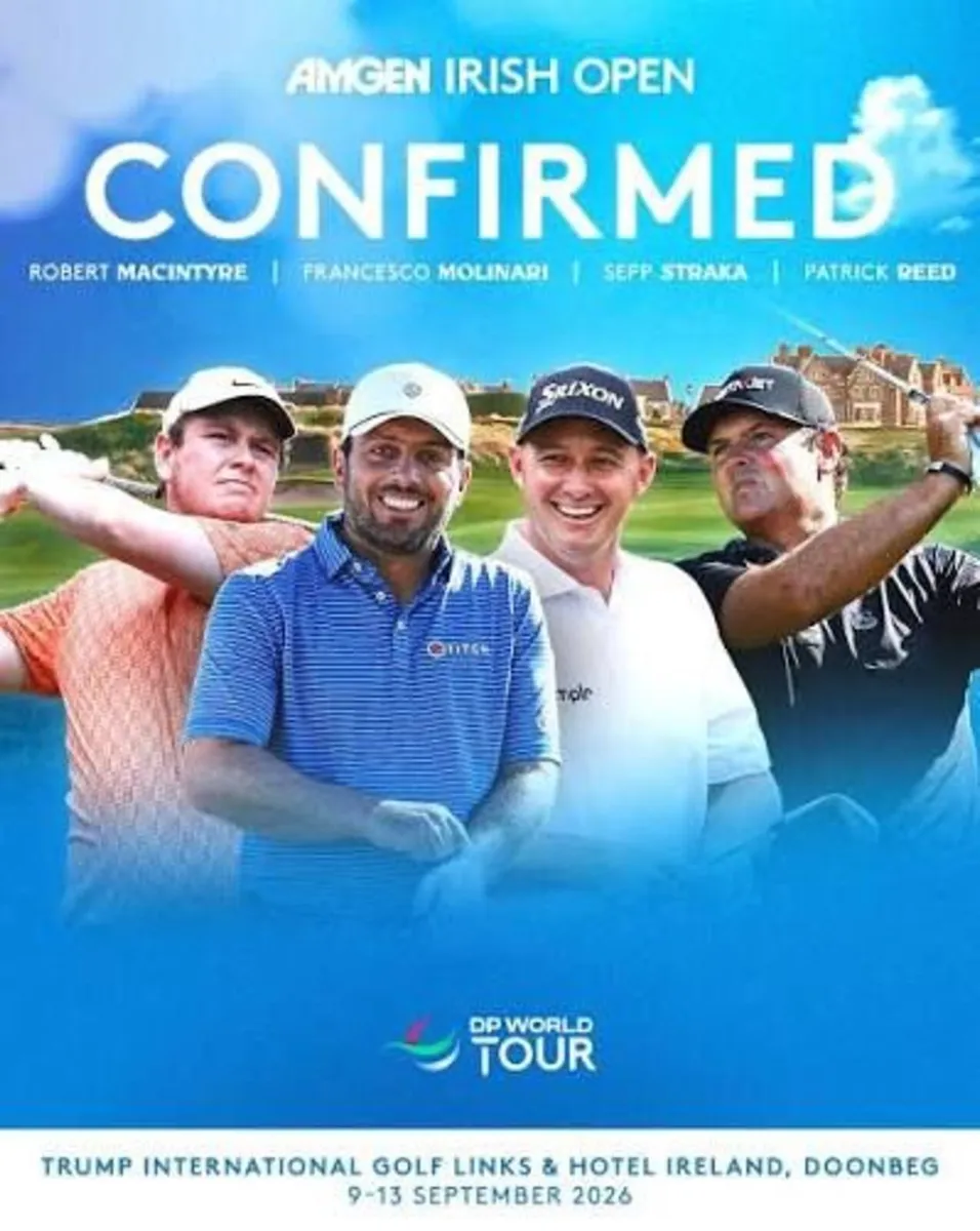SAT -Irish Open Tickets (with 18th g/stand access)