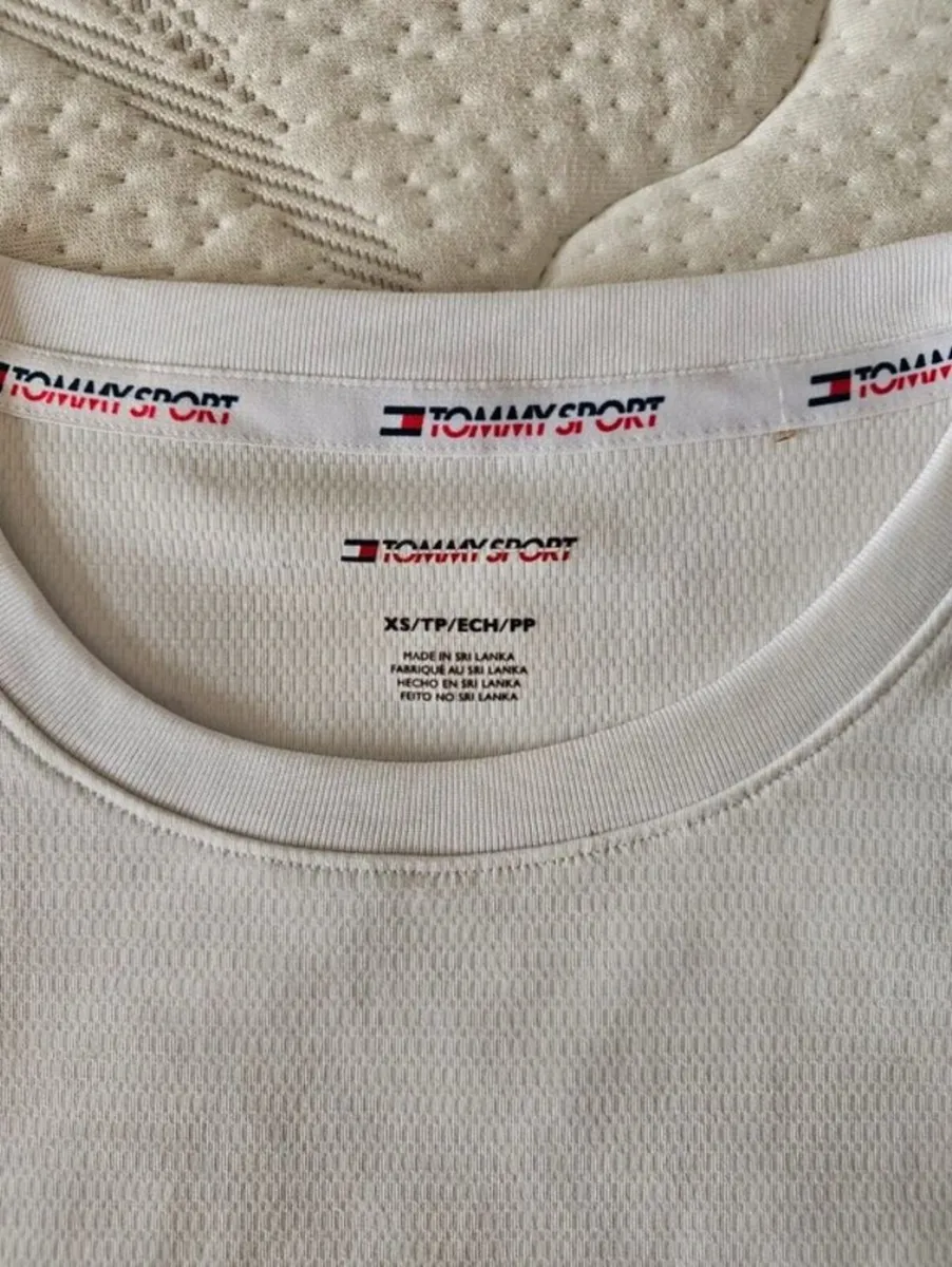 Tommy Sport Athletic Wear Ladies Women T-Shirt XS - Image 4