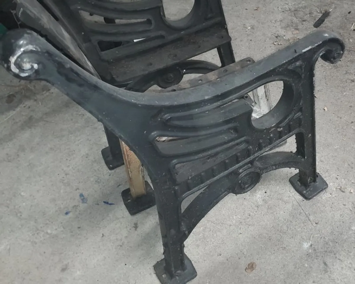 Cast Iron Bench Frame - Image 2