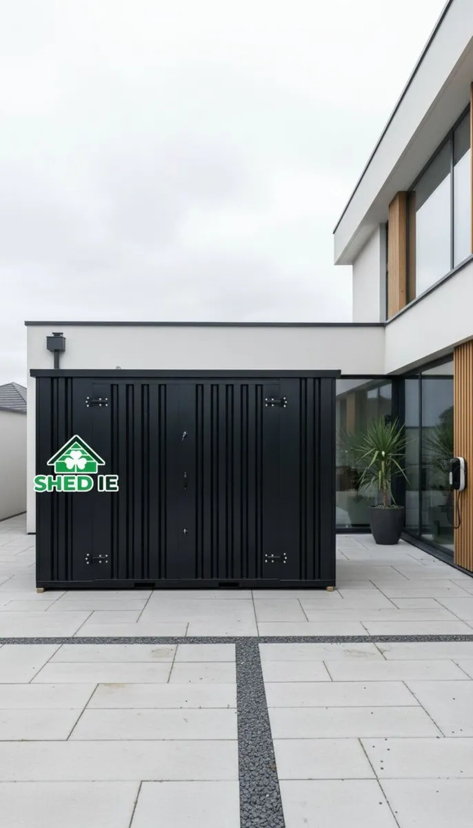 2m × 3m (6.6ft × 9.8ft) CUBE Heavy Duty Steel Shed - Image 1
