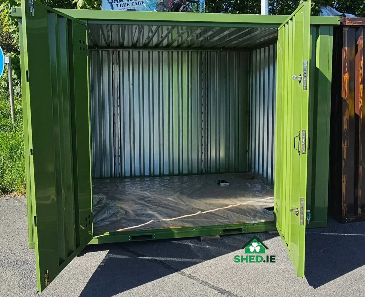 2m × 3m (6.6ft × 9.8ft) CUBE Heavy Duty Steel Shed - Image 2