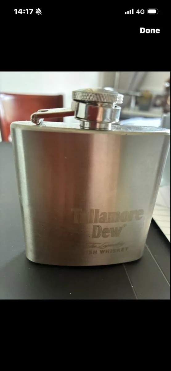 Tullamore Dew Hip Flask - Image 2