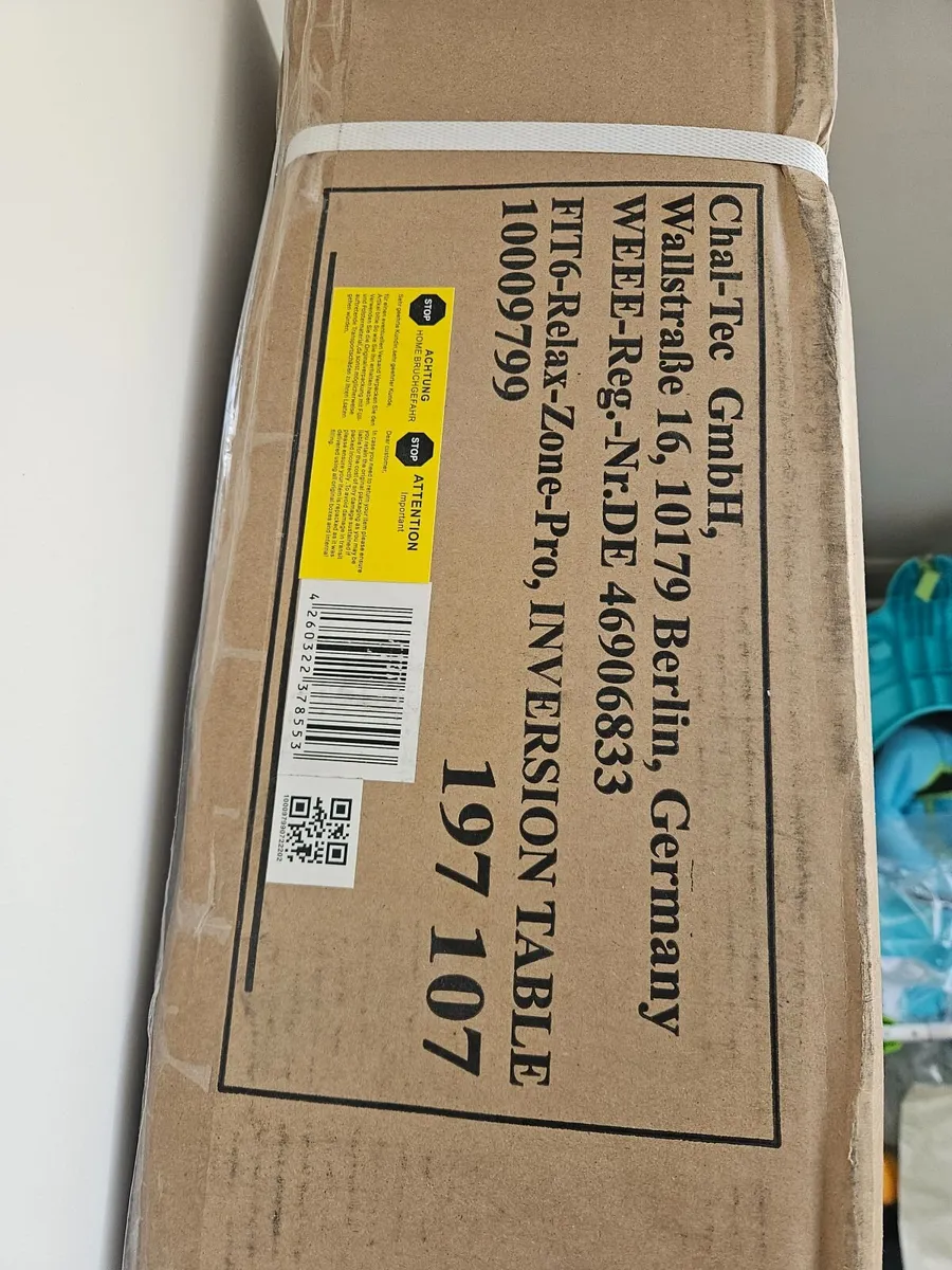 Relax Zone Pro Inversion Table – Unopened box - Image 3