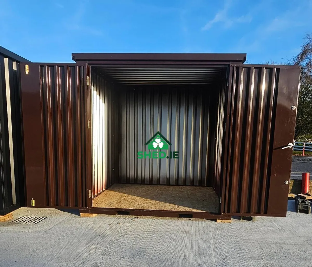 2m × 2m (6.6ft × 6.6ft) CUBE Heavy Duty Steel Shed - Image 4