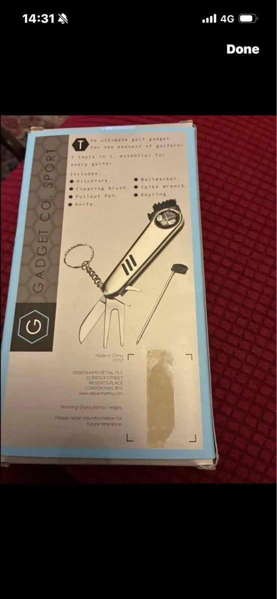 Golfers Multi Tool Set - Image 2