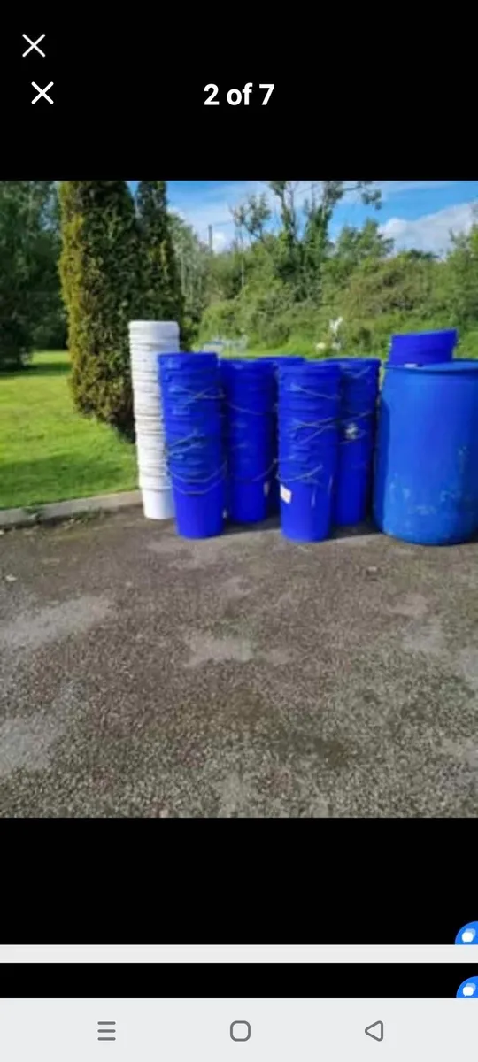 25L buckets with lids 4e each Collection arklow - Image 2