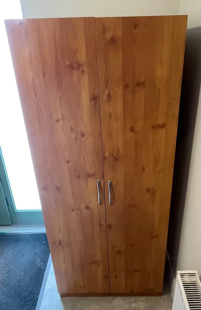 Pine Effect Wardrobe - Image 2
