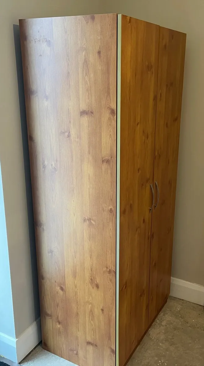 Pine Effect Wardrobe - Image 3