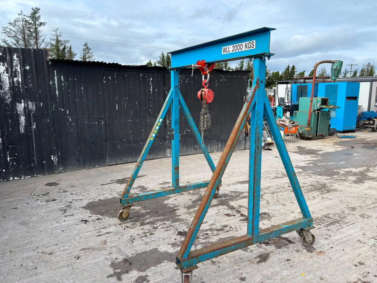 A-frame gantry  extendable crane - Image 3