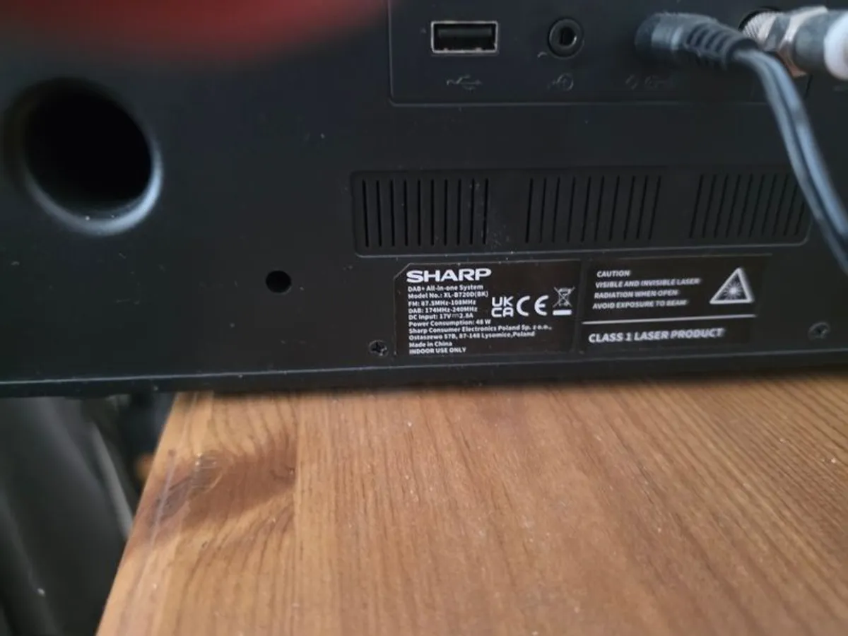Sharp Tokyo DAB All in one system - Image 2