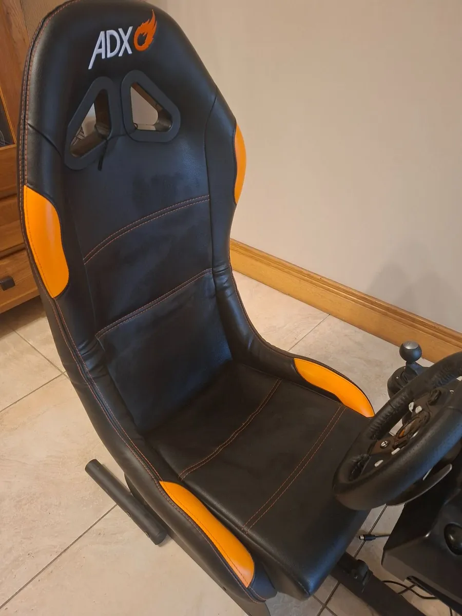 ADX Gaming Chair with steering wheel & Gear stick - Image 2