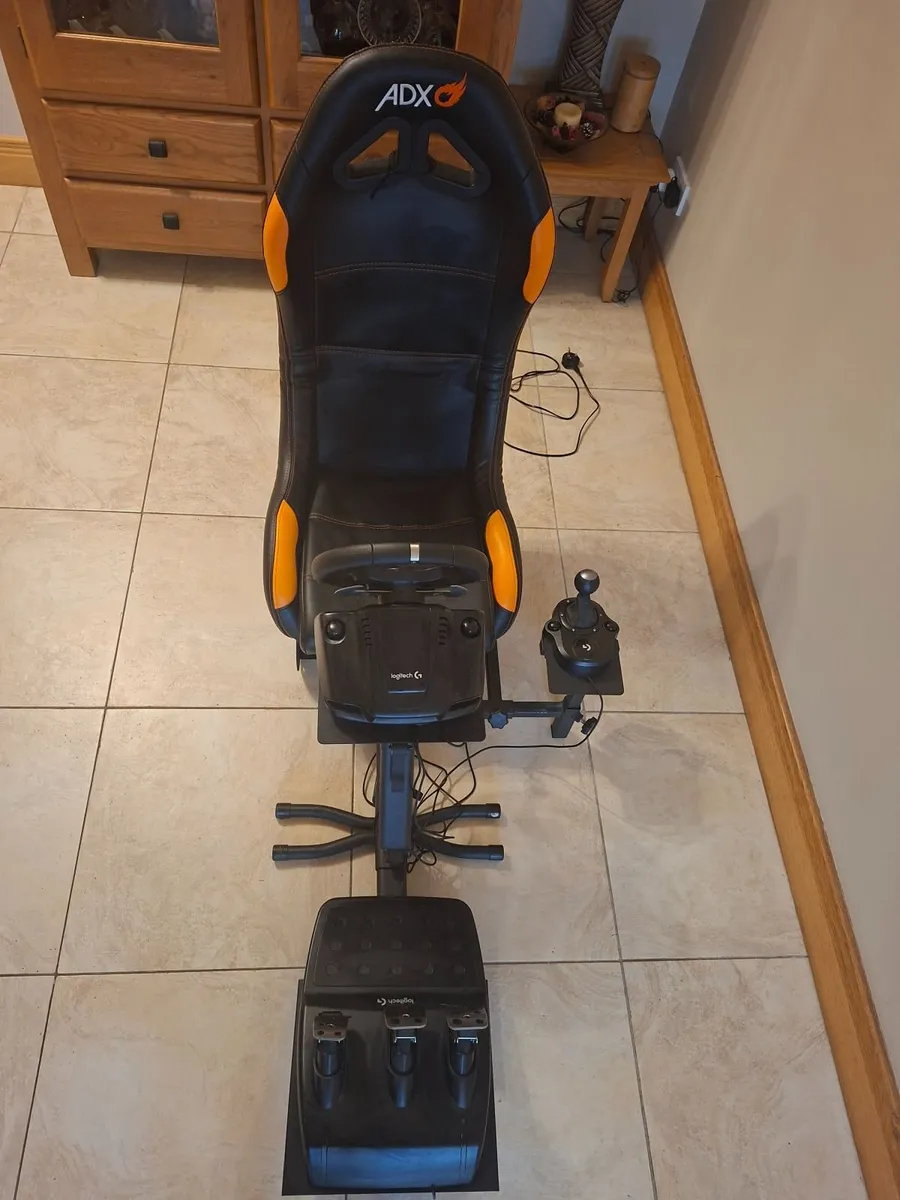 ADX Gaming Chair with steering wheel & Gear stick - Image 4