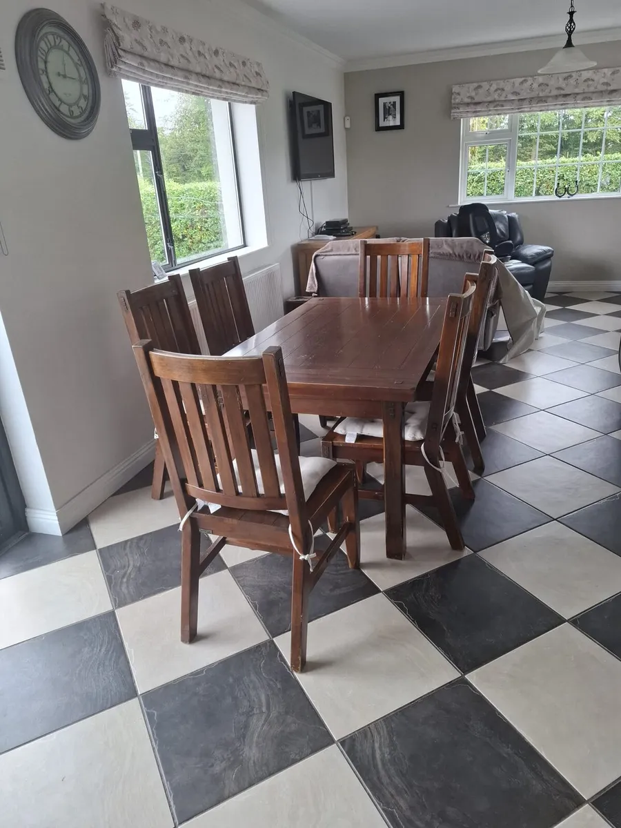 Dining Table and Chairs - Image 1
